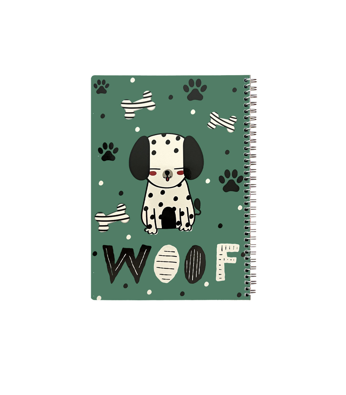 دفتر روکش پلاستیکی سیمی تک خط 60 برگ