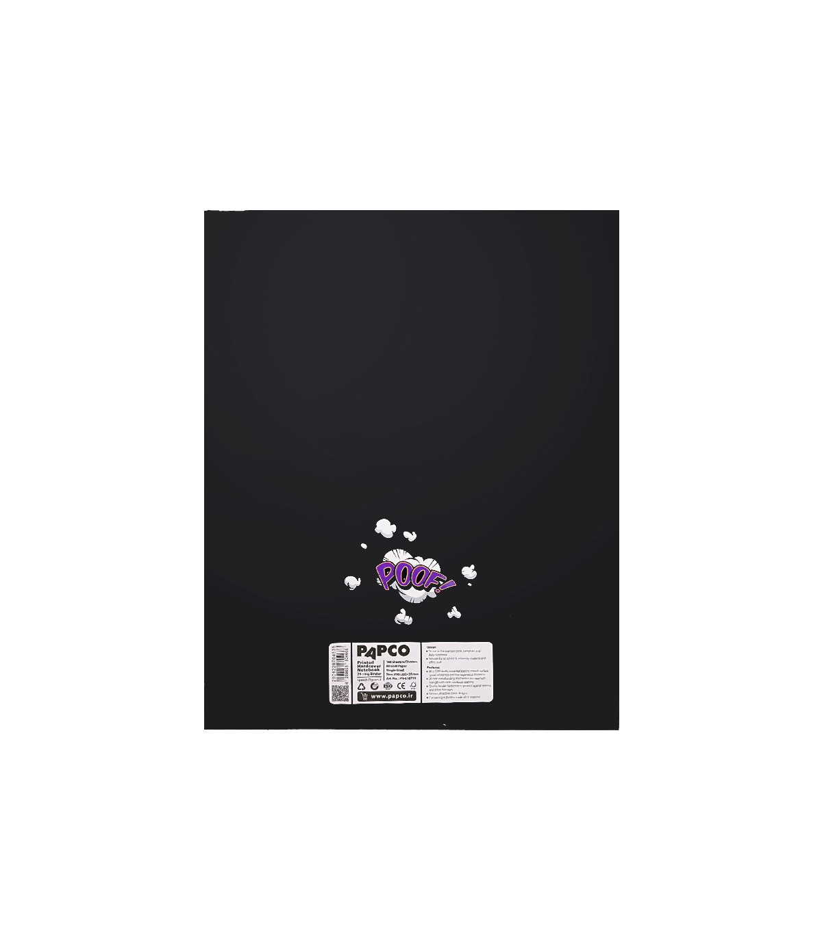 دفتر کلاسوری جلد سخت 160 برگ