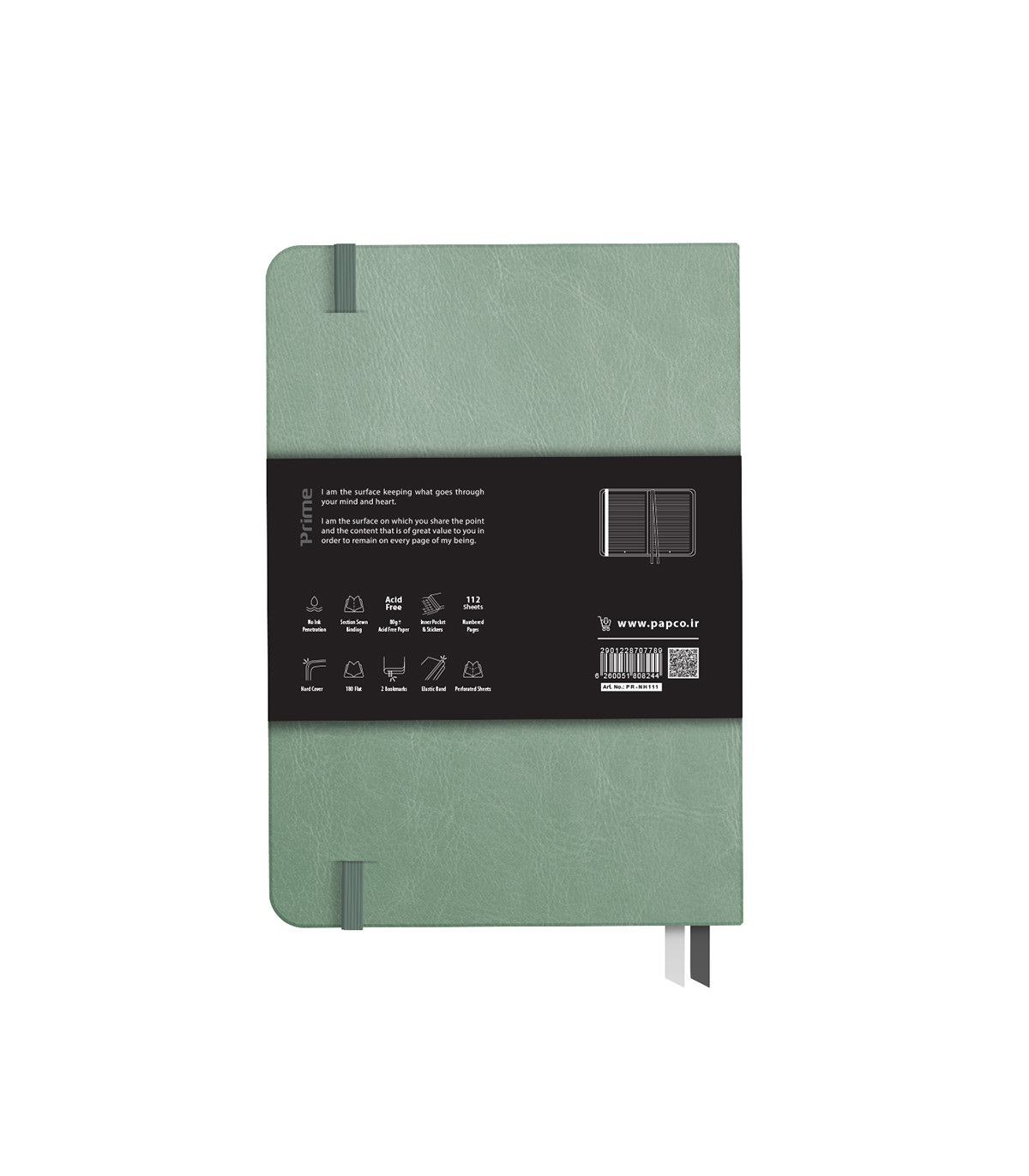 دفتر پرایم نقطه دار شماره دار سایز B5