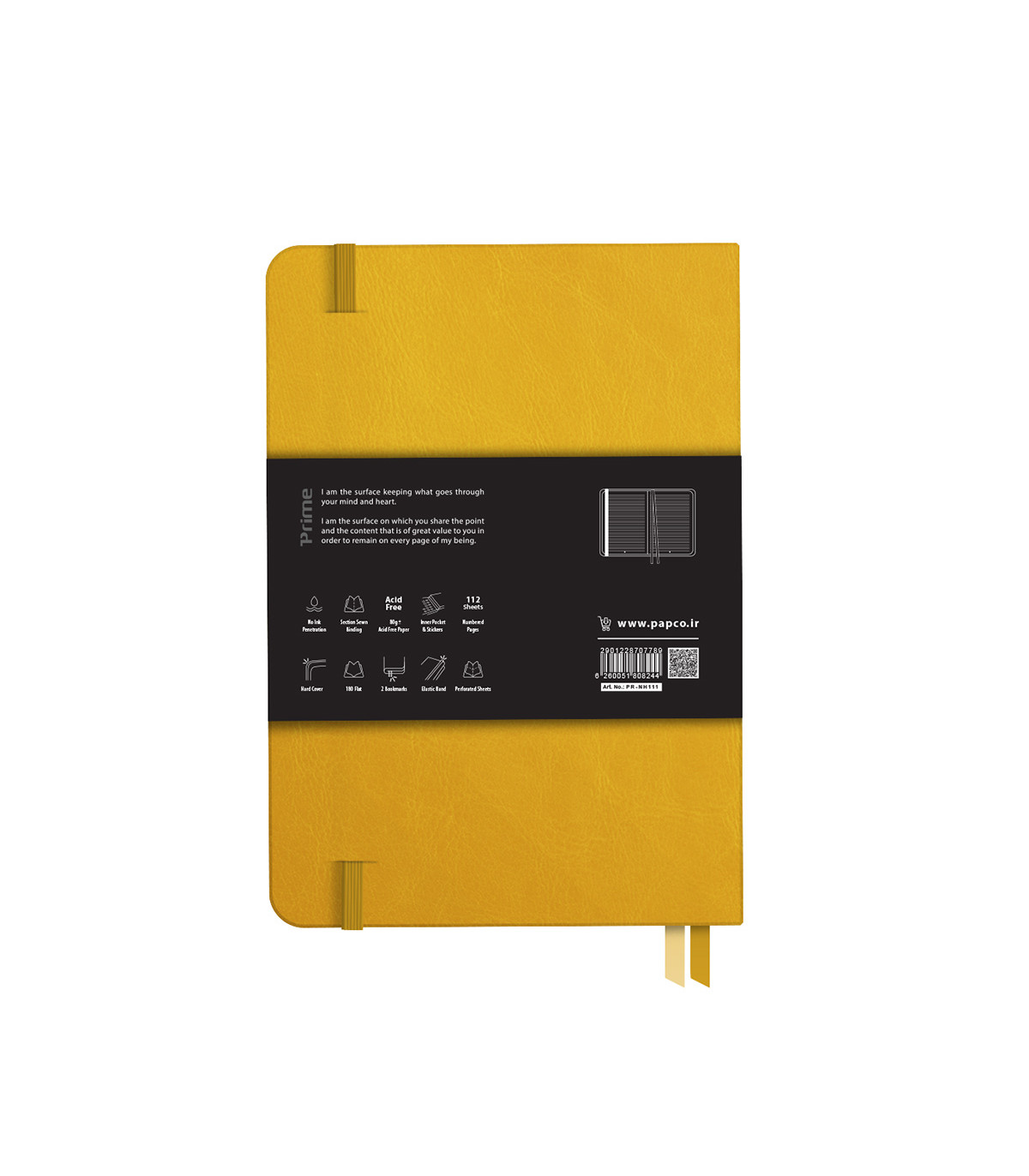 دفتر پرایم نقطه دار شماره دار سایز B5