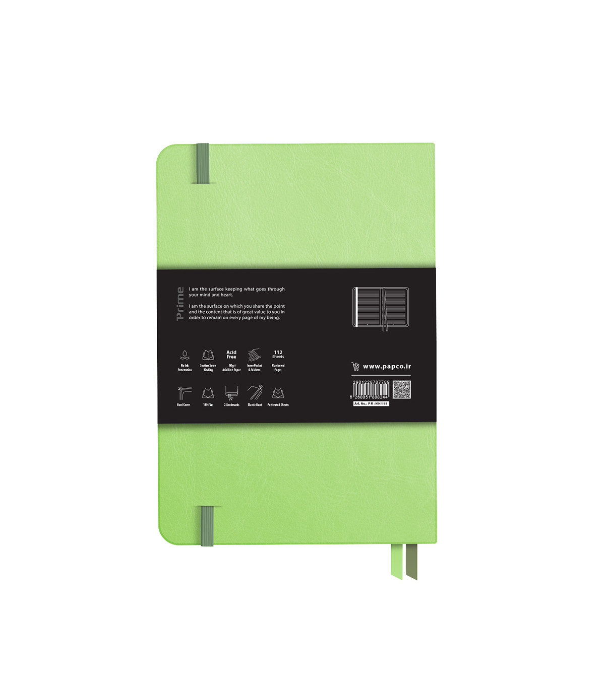 دفتر پرایم نقطه دار شماره دار سایز B5