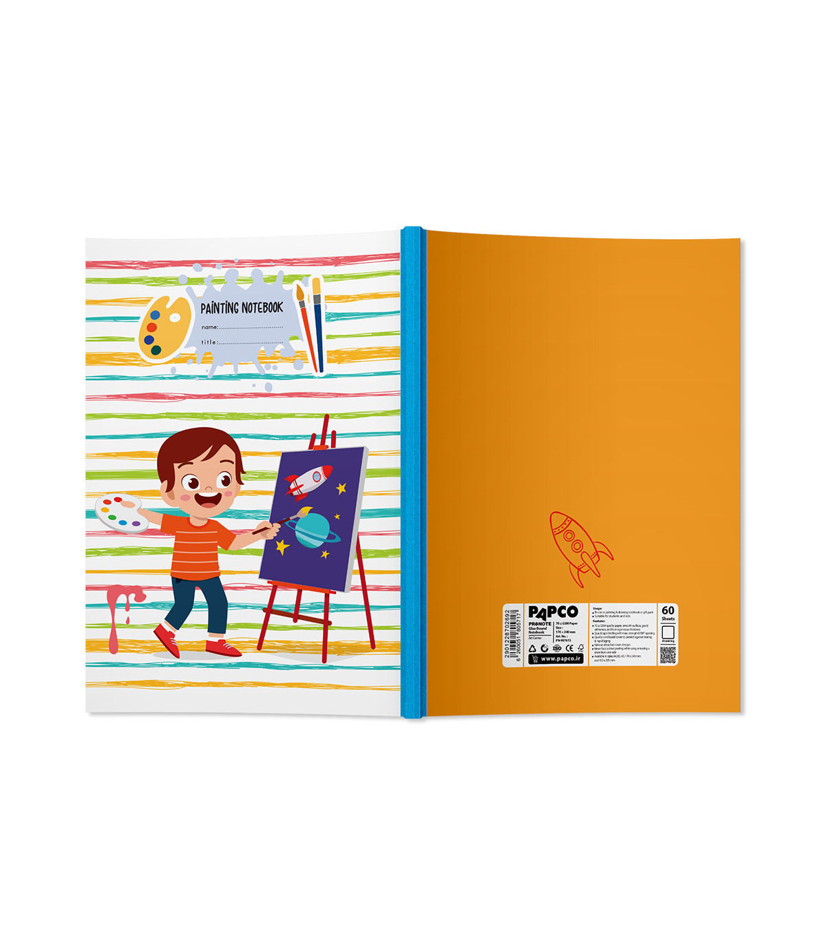 دفتر پرونوت نقاشی 60 برگ