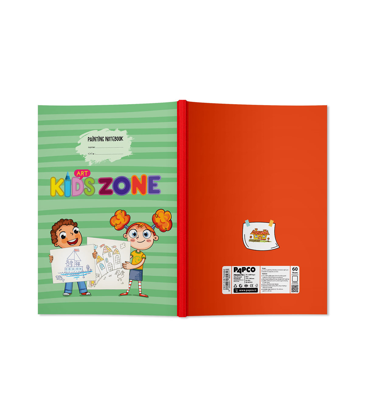 دفتر پرونوت نقاشی 60 برگ