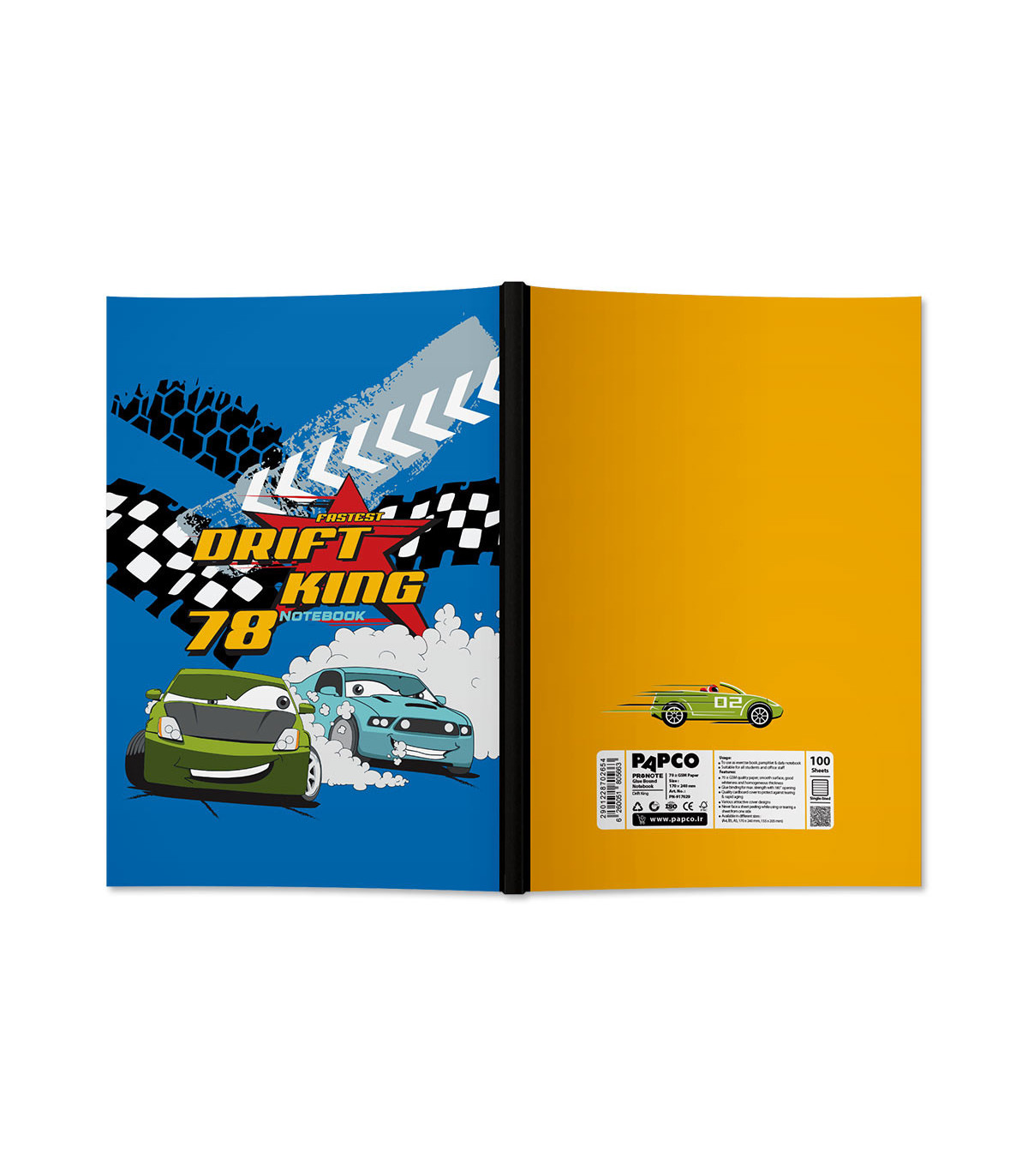 دفتر پرونوت یک خط 100 برگ