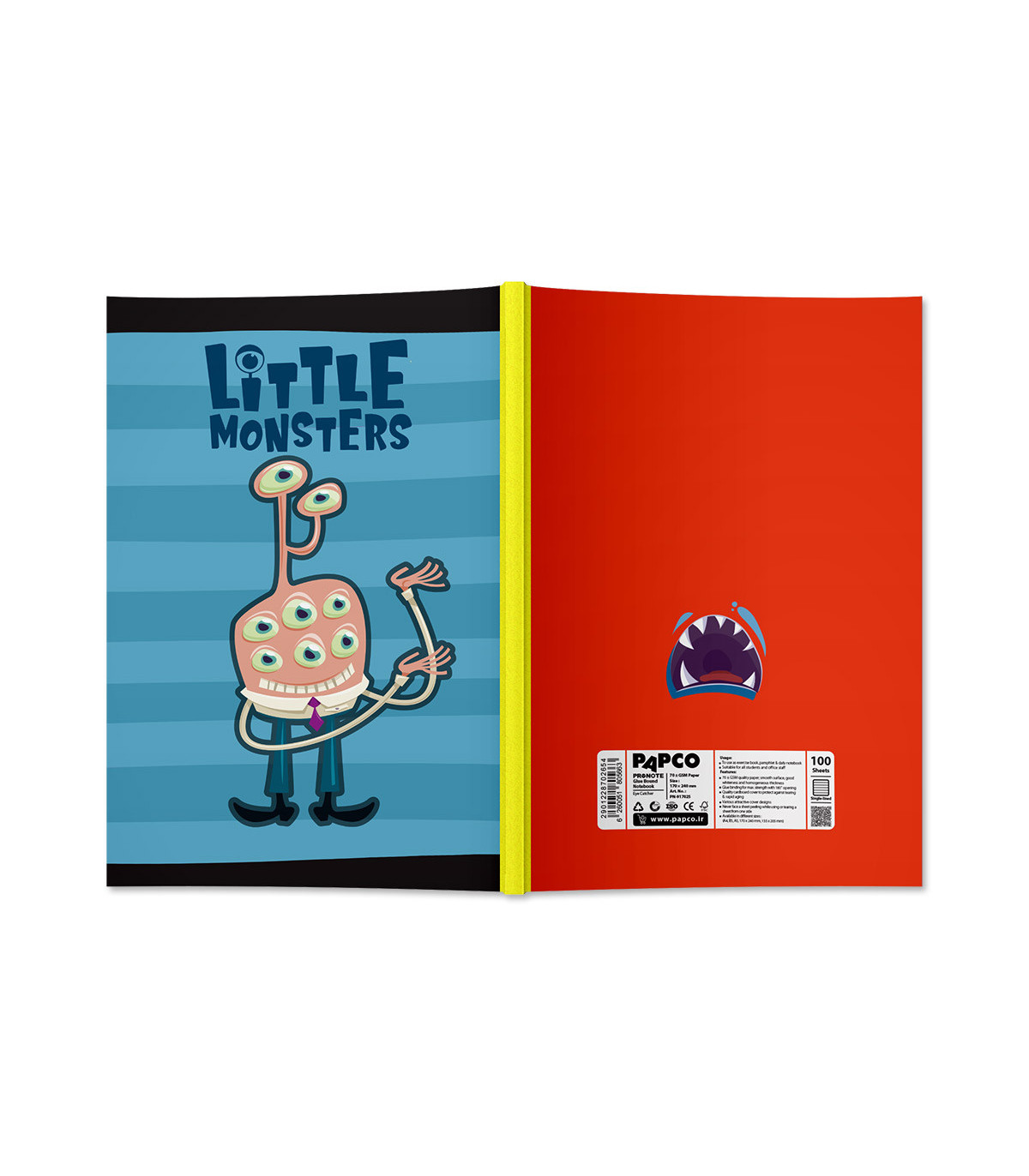 دفتر پرونوت یک خط 100 برگ