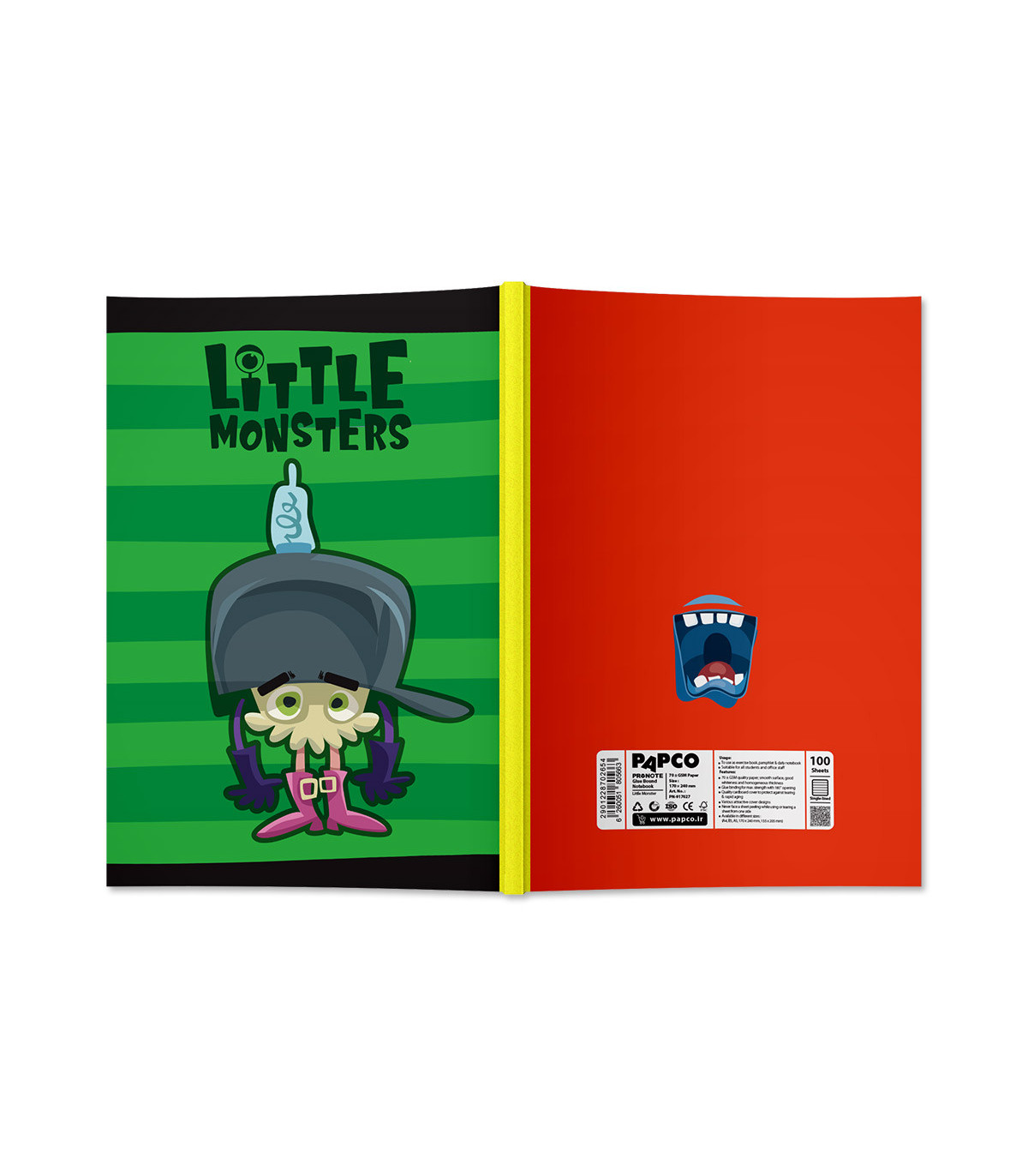 دفتر پرونوت یک خط 100 برگ