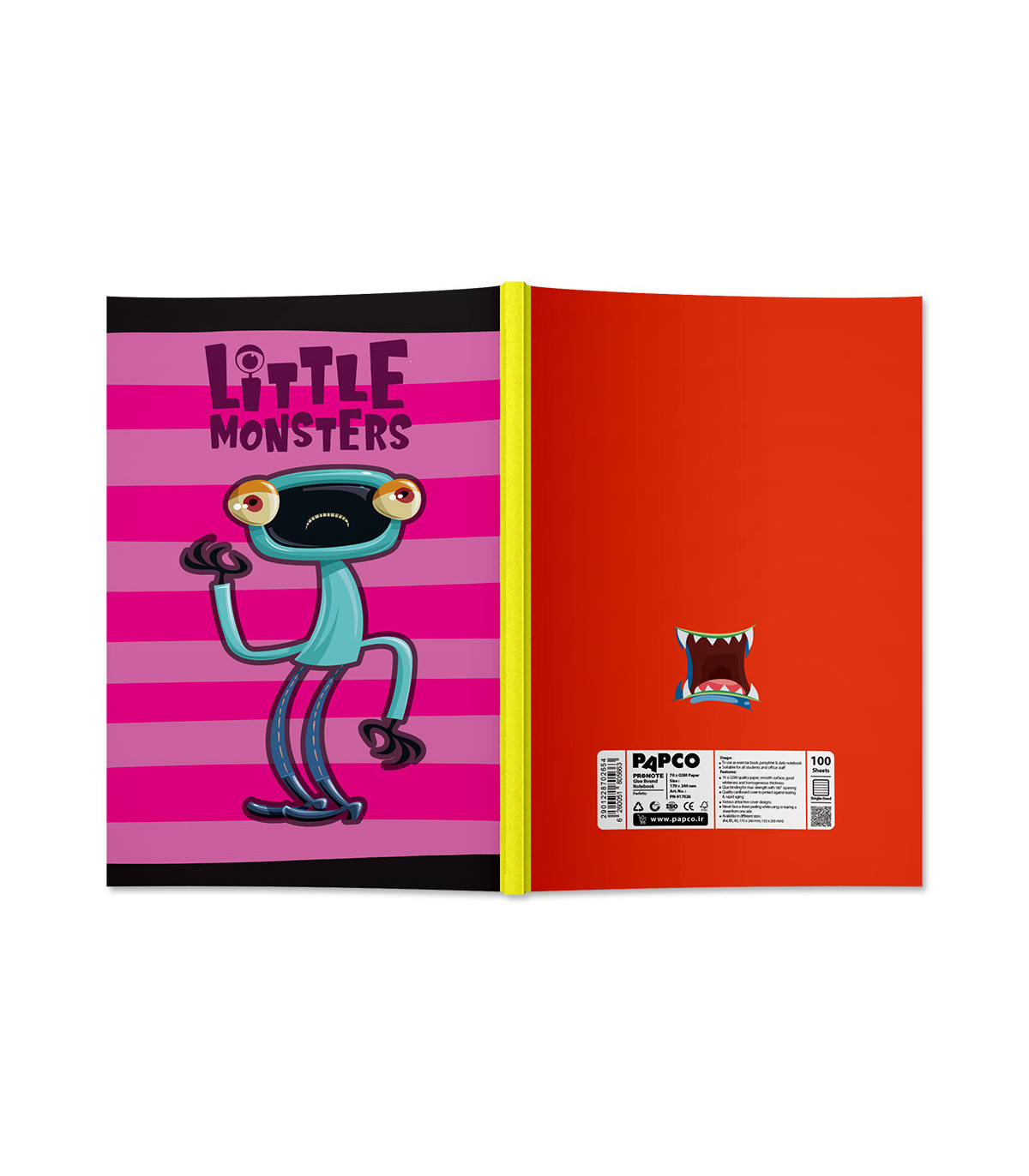 دفتر پرونوت یک خط 100 برگ