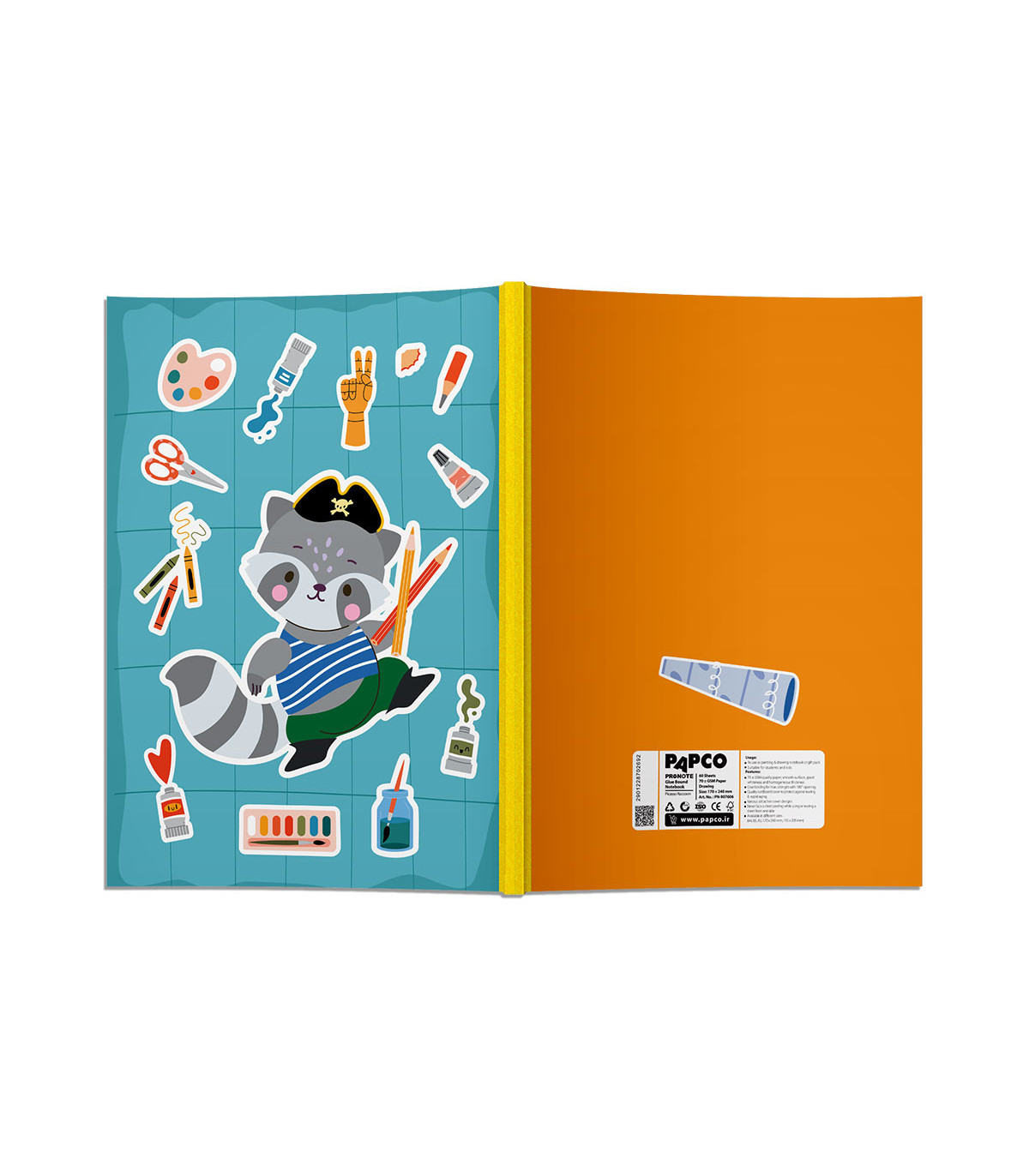 دفتر پرونوت نقاشی 60 برگ