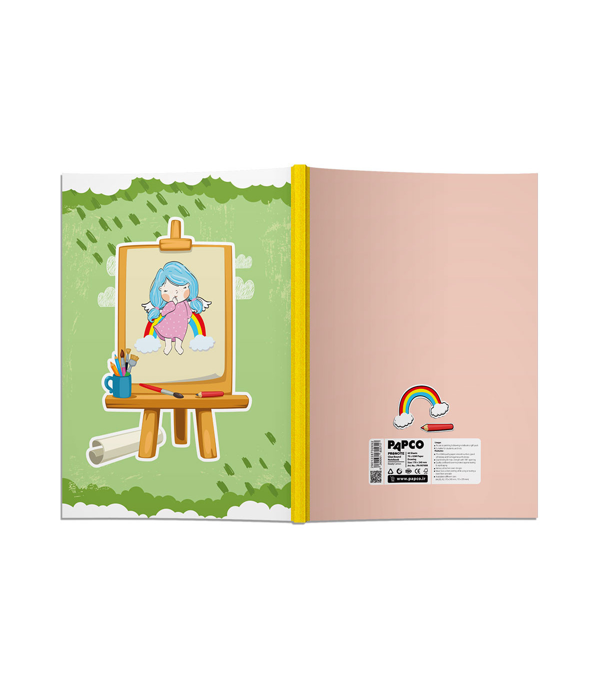 دفتر پرونوت نقاشی 60 برگ