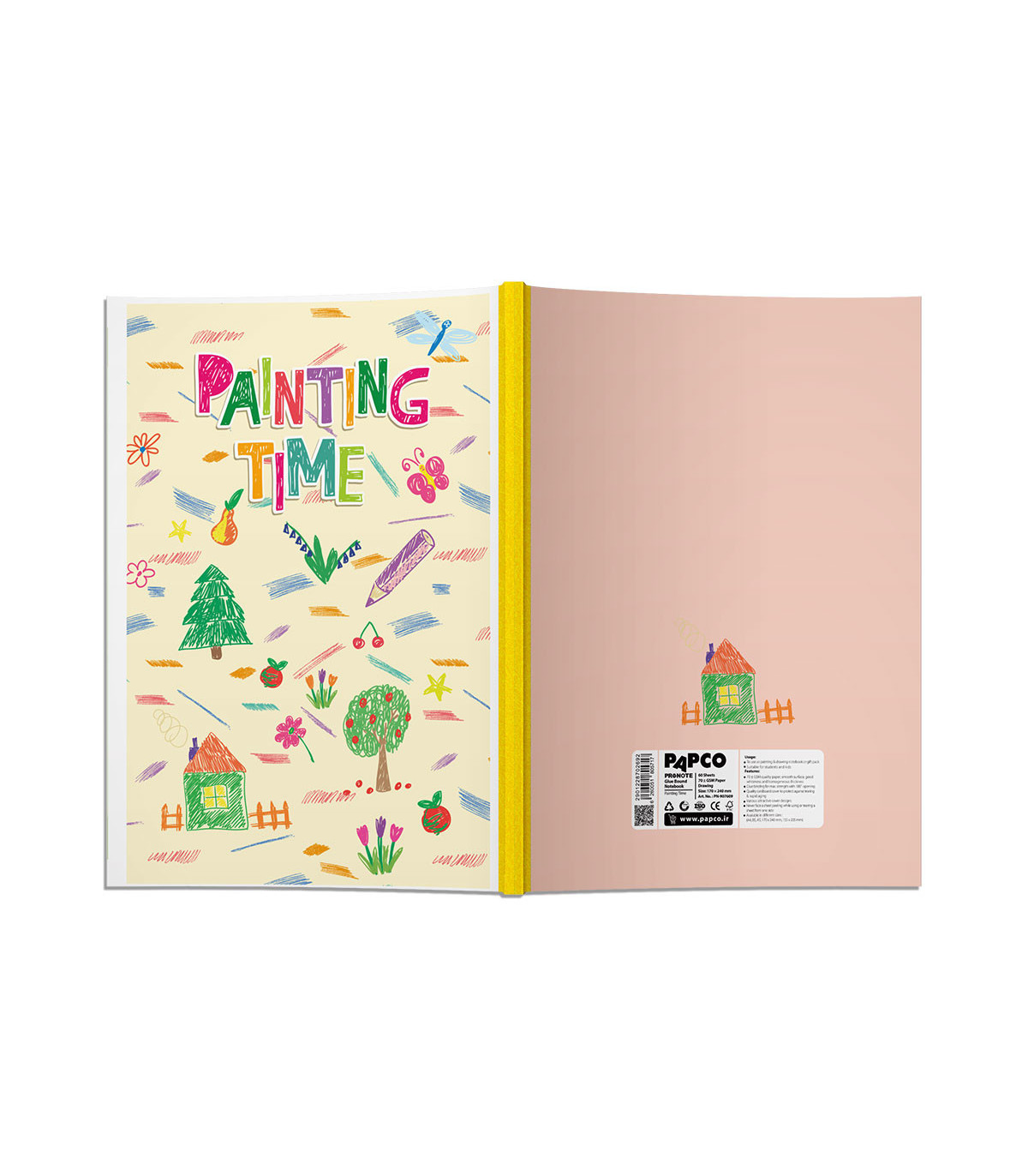 دفتر پرونوت نقاشی 60 برگ