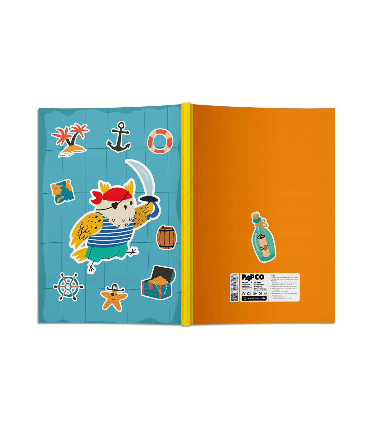 دفتر پرونوت یک خط 100 برگ