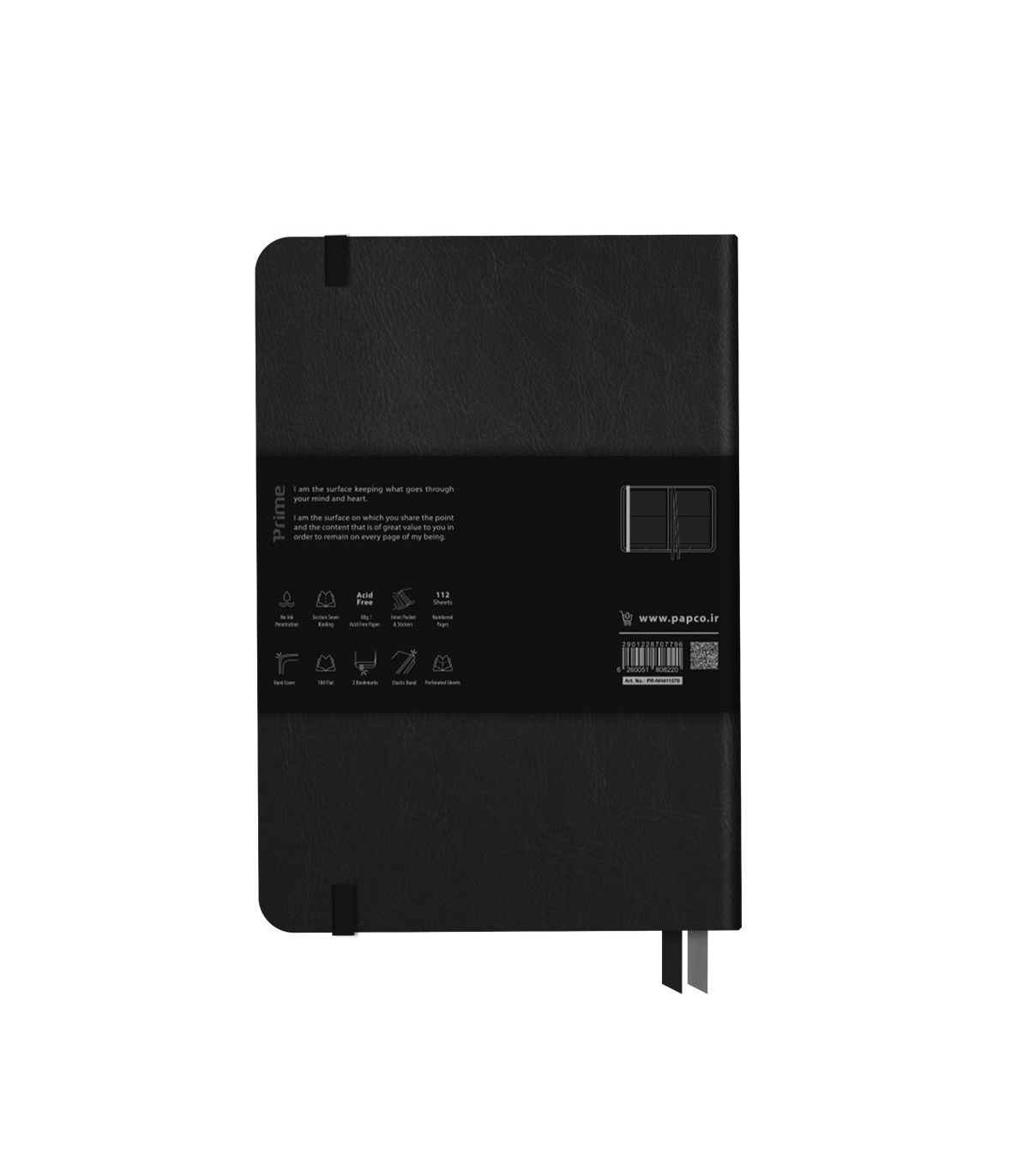 دفتر پرایم یک خط شماره دار سایز A4