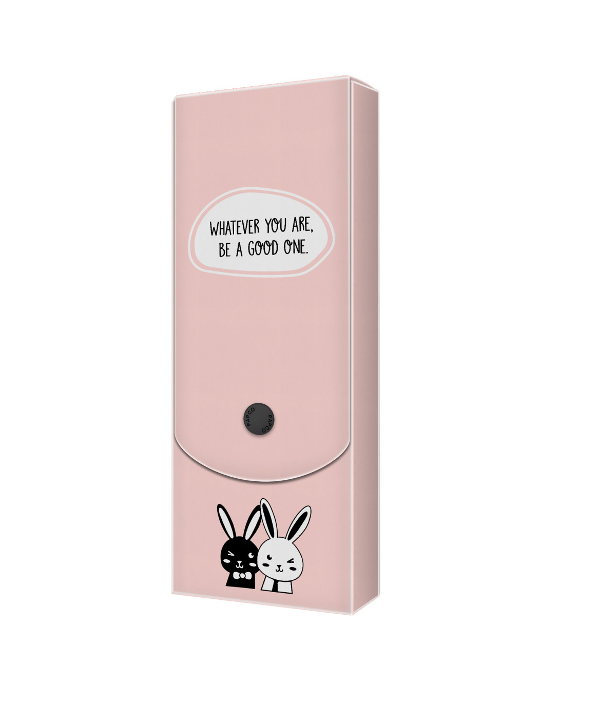 جامدادی PP دکمه دار پاستلی تک جیب