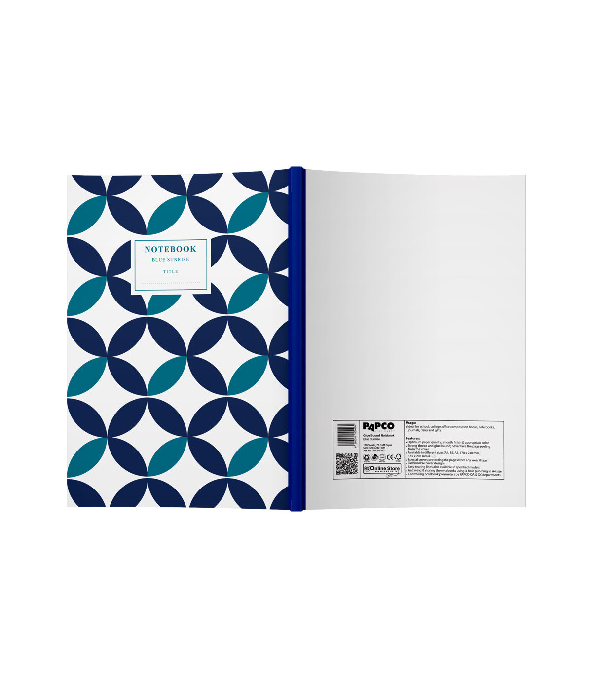 دفتر پرونوت یک خط 100 برگ