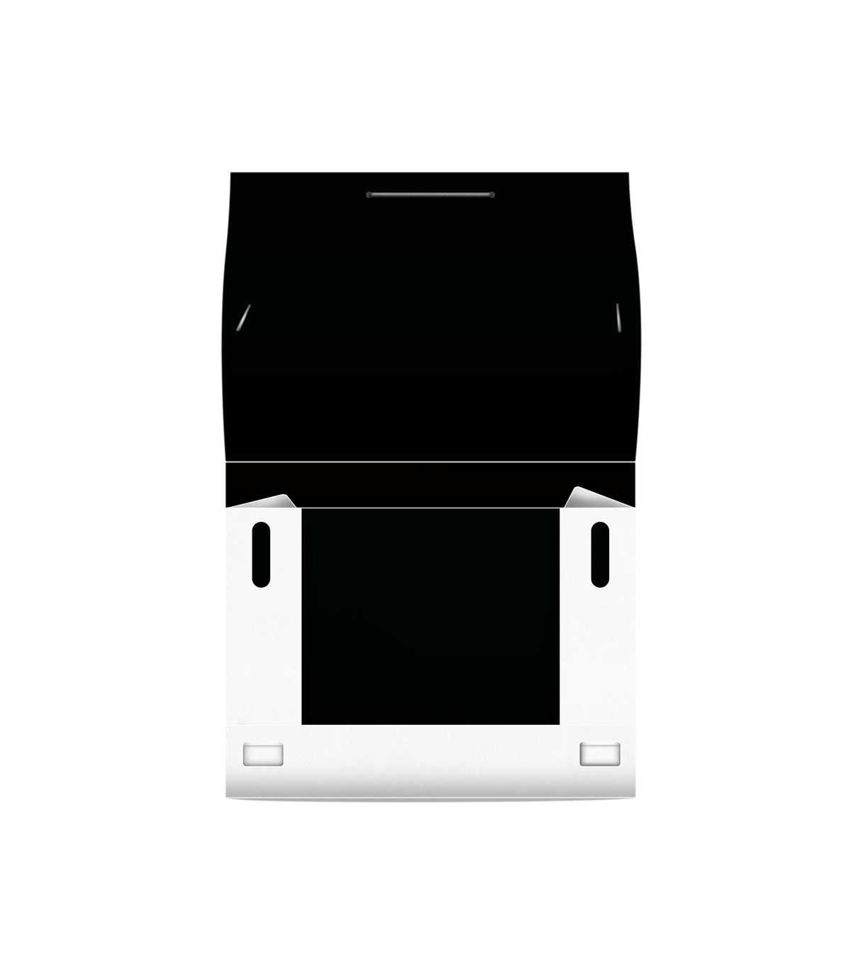 کیف مدارکPPبلک اند وایت طرح دار-کش دارA4
