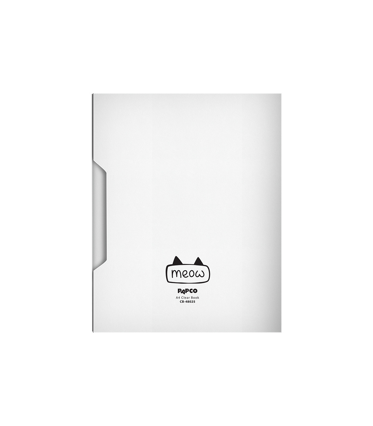 کلیربوک PP قابدار بلک اند وایت طرح دار 80 فایل A4