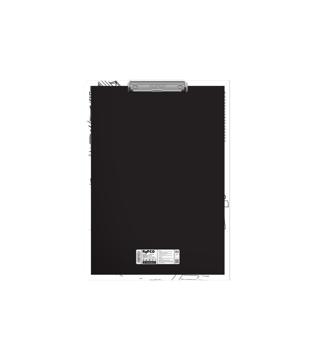 زیر دستی A3 جلد سخت طرحدار