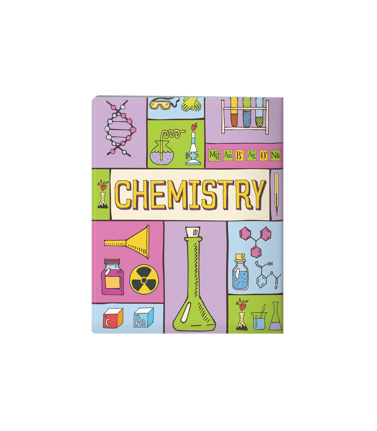 کلاسور چهار حلقه طرح دار