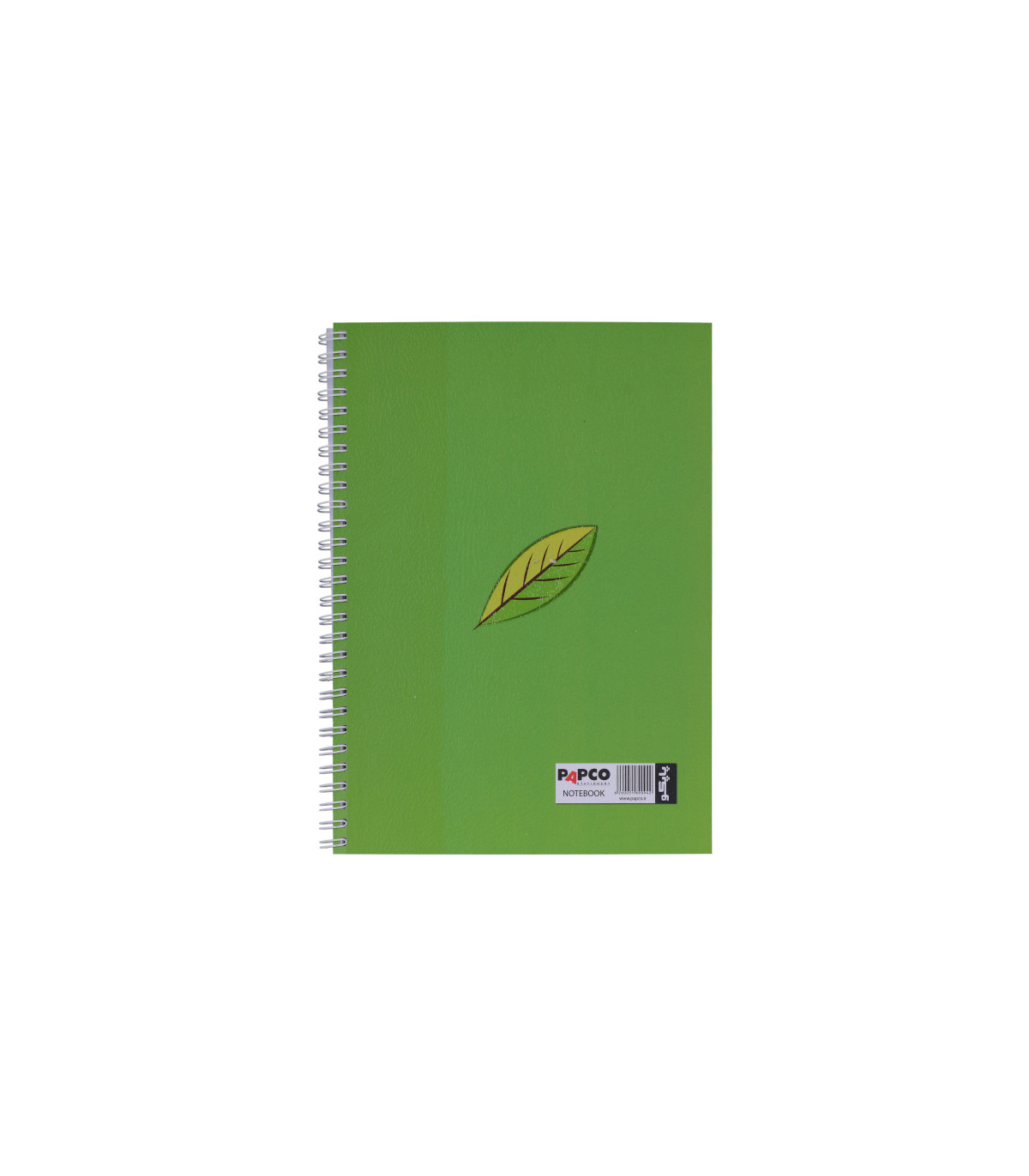 دفتر طرح دار 100 برگ جلد مقوایی فنر گرد